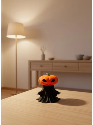 Uravas Store Balkabağı Figür 9cm Cadılar Bayramı Dekoratif Biblo