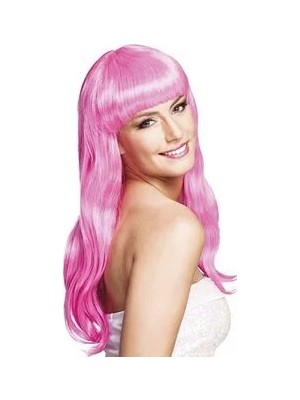 Uravas Store Uzun Peruk Saç Toz Pembe (1177)