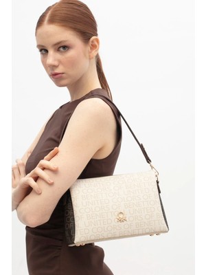 United Colors Of Benetton Kadın Çapraz Çanta Bej-Kahve BNT1773