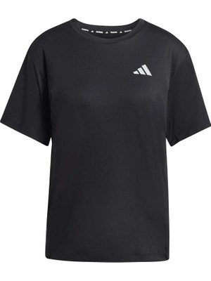 adidas Run Ess Tee W Kadın  Siyah  T-shirt JZ7808