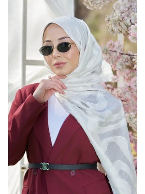 Loryan Scarf Ekru Loryan Scrarf Lavin Girdap Şal