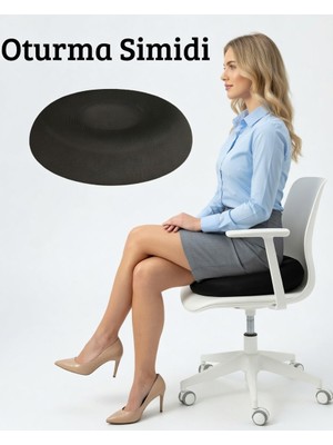 Ankaflex Ortopedik Oturma Simidi Hemoroid Basur Minderi Kuyruk Sokumu Destek Yastığı