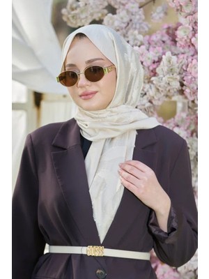 Loryan Scarf Bej Loryan Scrarf Lavin Girdap Şal