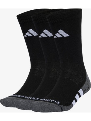 adidas Performance Grip Climacool Cushioned Bilekli 3lü Unisex Siyah Antrenman Çorabı.-