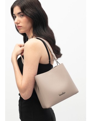 United Colors Of Benetton Kadın Kol Çantası Ten BNT1821