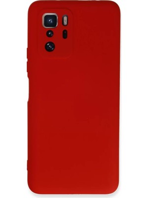 BSH Gülbay Mobilya Newface Xiaomi Poco X3 Gt Kılıf Nano Içi Kadife Silikon - Kırmızı