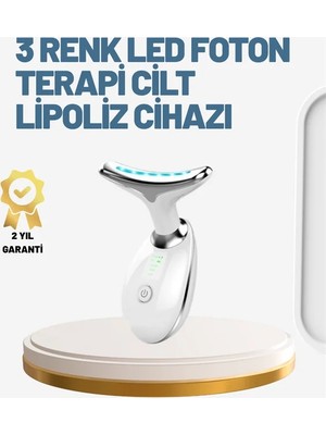 BSH Gülbay Mobilya Cilt Yenileyici Şarjlı Güzellik Aleti – Pozitif/negatif Iyon, Titreşimli Masaj ve Kırmızı-Mavi-Yeşil Işıkla