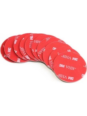 Uravas Store PM-25707 40MM Yuvarlak Çift Taraflı Bant (10'lu Paket)