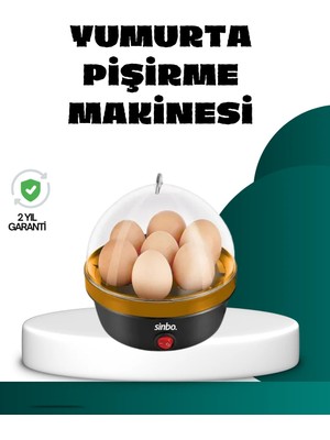 BSH Gülbay Mobilya Elektrikli Yumurta Pişirme Makinesi 7 Yumurta Kapasiteli