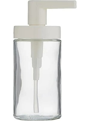 Esranın Dünyası Beyaz Cam Sıvı Sabunluk, 200 ml Kapasite