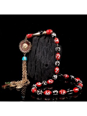 İskender Tesbih Ruletli Özel Tasarım Altın Tesbih