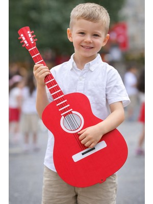Ti Play Gitar Gösteri Aksesuarı 70X27CM 2,5mm Mukavva Kırmızı Uv Baskı 15LI Paket