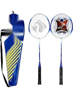 Esranın Dünyası Unisex Çantalı Badminton Seti - Çiftli Oyun Için Mavi Renk