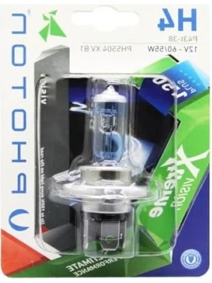 Esranın Dünyası H4 12V 60/55W Xtreme Vision Ampul +%150 Fazla Işık (Tekli Blister)