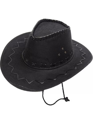 Uravas Store Çocuk Kovboy Şapkası Nubuk Süet