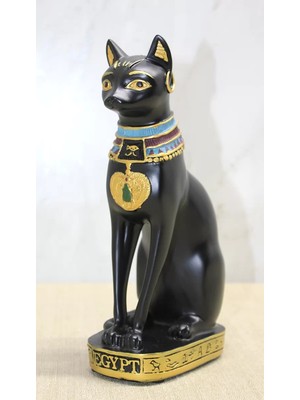 Uravas Store Polyester Mısır Kedisi Figür Büyük Boy