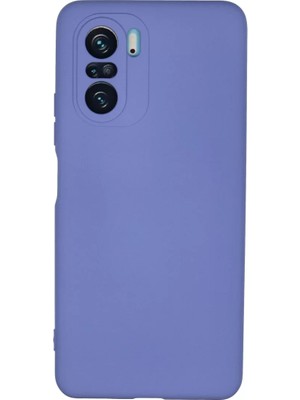 BSH Gülbay Mobilya Newface Xiaomi Poco F3 Kılıf Nano Içi Kadife Silikon - Lila