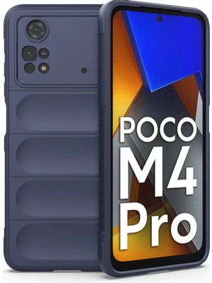 BSH Gülbay Mobilya Newface Xiaomi Poco M4 Pro 4g Kılıf Optimum Silikon - Lacivert