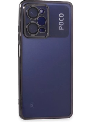 BSH Gülbay Mobilya Newface Xiaomi Poco X5 Pro 5g Kılıf Razer Lensli Silikon - Mor
