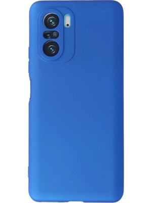 BSH Gülbay Mobilya Newface Xiaomi Poco F3 Kılıf First Silikon - Mavi
