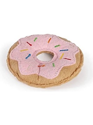 Esranın Dünyası Peluş Kedi Oyuncağı, 7.5 cm Çörek, Pembe