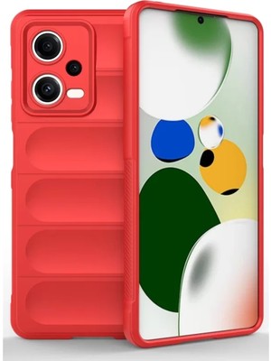 BSH Gülbay Mobilya Newface Xiaomi Poco X5 5g Kılıf Optimum Silikon - Kırmızı