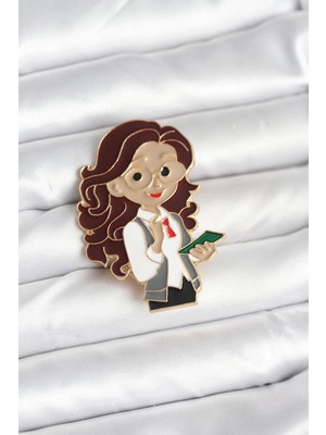 Uravas Store Öğretmen Figür Broş