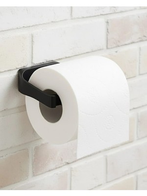 Terrien Siyah Tuvalet Kağıdı Tutucu Mat Kaplama Banyo Peçetelik