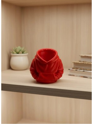 Terrien Hoodie Kalemlik Kırmızı