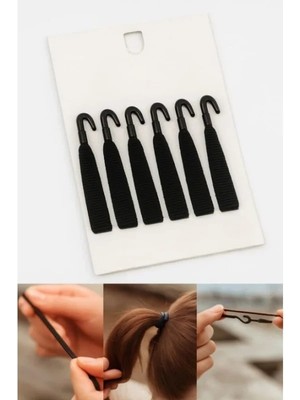 Esranın Dünyası Kadınlar Için 6'lı Plastik Kancalı Saç Tokası Seti