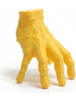 Terrien 3D Sarı El Dekoratif Biblo 17X16 cm Modern Ev Aksesuarı