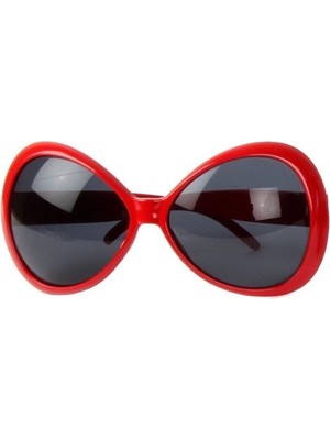 Uravas Store 70 Li Yıllar Kırmızı Renk Nostalji Yeşilçam Parti Gözlüğü 15X7 cm