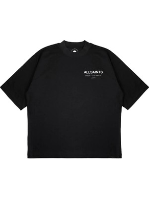 Pure Effect Unisex Oversize All Saınt Basıc Baskılı Boxy Fit Kalın Kumaşlı (240GSM) T-Shirt