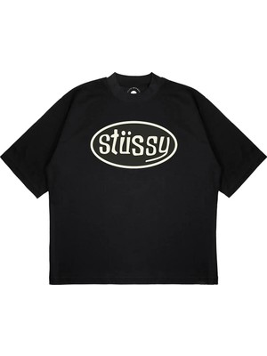 Pure Effect Unisex Oversize Yenı Logo Elıps Baskılı T-Shirt