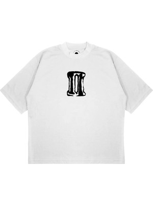 Pure Effect Unisex Oversize Travıs Don Tolıver Baskılı Boxy Fit Kalın Kumaşlı T-Shirt