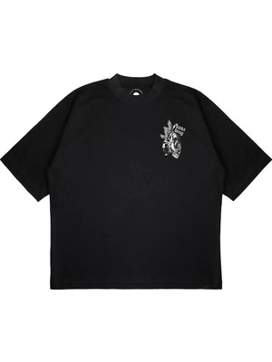 Pure Effect Unisex Oversize Sopranos Tv Show Baskılı Boxy Fit Kalın Kumaşlı (240GSM) T-Shirt