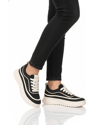 Guja Siyah Bağcıklı Hafif Casual Ayakkabı 26Y373 G