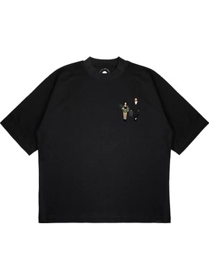 Pure Effect Unisex Oversize Leon Tv Show Baskılı Boxy Fit Kalın Kumaşlı (240GSM) T-Shirt