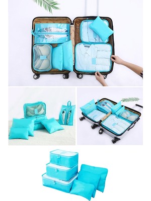 Uravas Store Bebek Anne Hastane Çantası Düzenleyici Organizer 6 Parça Set