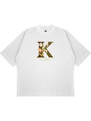 Pure Effect Unisex Oversize Kıth & Kın Baskılı Boxy Fit Kalın Kumaşlı T-Shirt
