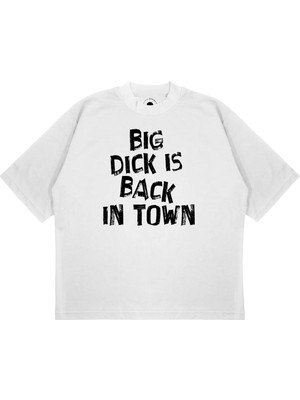 Pure Effect Unisex Oversize Im Very Vulnerable Baskılı Boxy Fit Kalın Kumaşlı T-Shirt