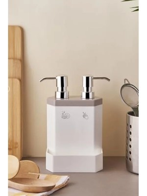 Esranın Dünyası 2'li Süngerlik ve Sıvı Sabunluk Seti - Kahverengi