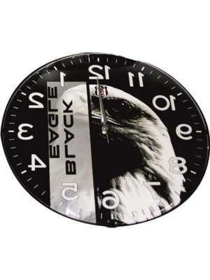 Esranın Dünyası Lisanslı Beşiktaş Duvar Saati - Black Eagle