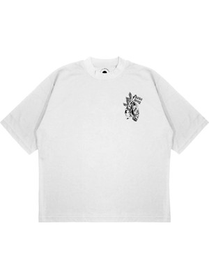 Pure Effect Unisex Oversize Sopranos Tv Show Baskılı Boxy Fit Kalın Kumaşlı (240GSM) T-Shirt