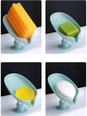 Esranın Dünyası Vantuzlu Yaprak Şeklinde Sabunluk - Mutfak ve Banyo Için