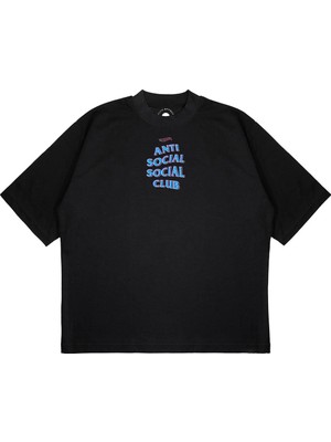 Pure Effect Unisex Oversize Anti Social Hotwheel Baskılı T-Shirt
