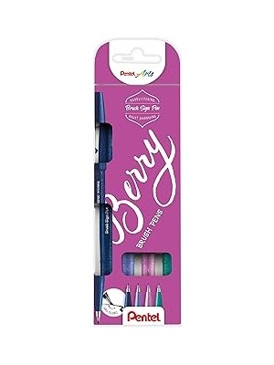 Uravas Store Pentel Sing Pen Brush - 4'lü Blister (CAX-V2X-P2X-D3X)