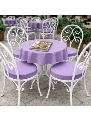 Yuvarlak Sandalye Minderi-Lüks Evim[1 adet minder]