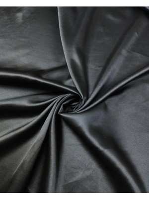 Kumaş Parça Siyah Renkte Astarlık Saten Kumaş 150X190CM