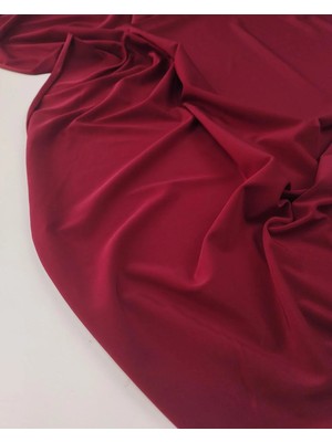 Kumaş Parça Bordo Renk Jarse Kumaş En: 140 cm